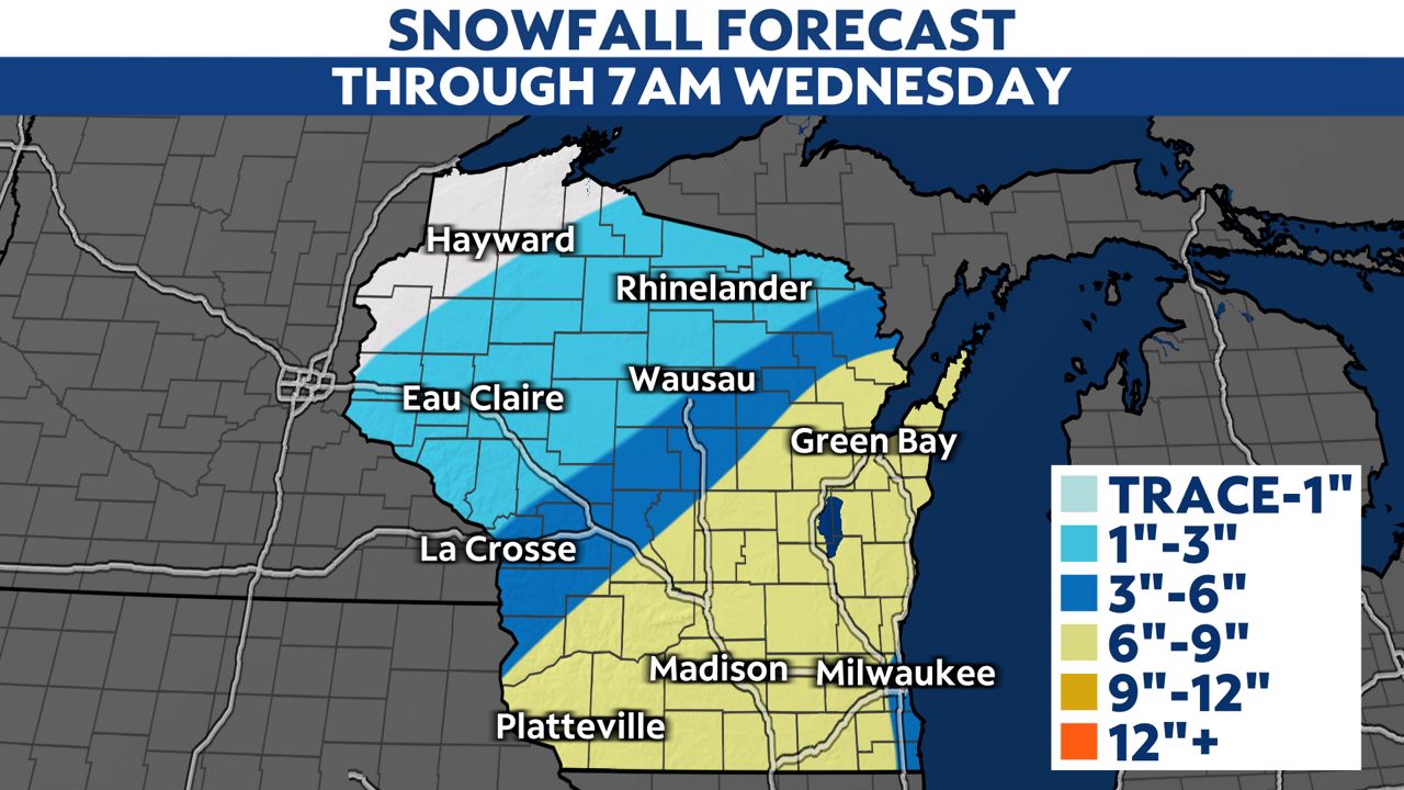 Winter storm slams Wisconsin today with wind and snow